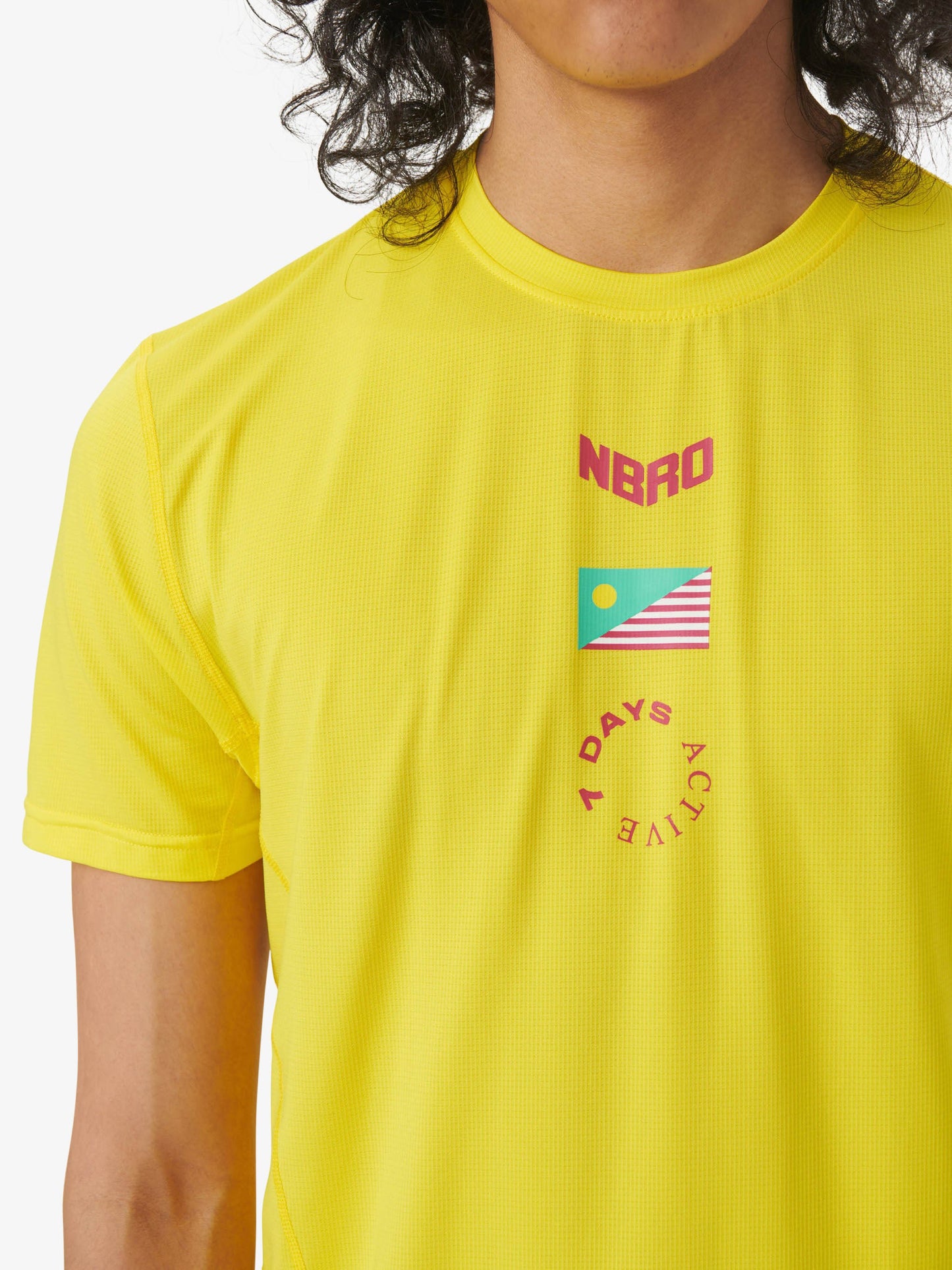 7 DAYS NBRO Tech Tee T-shirt 803 Blazing Yellow