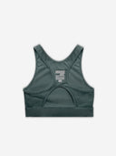 7 Days Active OPEN BACK BRA Training Tops 060 Petrol