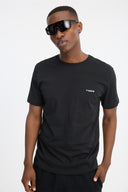 7 Days Active Organic Basic Tee T-shirt S/S 001 Black
