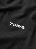 7 Days Active Organic Basic Tee T-shirt S/S 001 Black