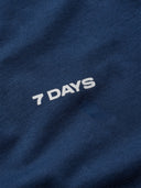 7 Days Active Organic Basic Tee T-shirt S/S 333 Pageant Blue