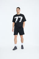 7 Days Active Organic Basic Tee T-shirt S/S 001 Black