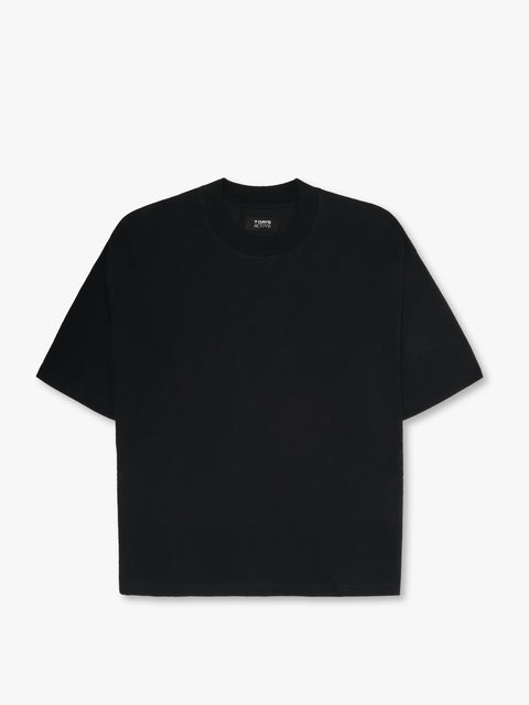 7 DAYS Organic Boxy Fit Tee T-shirt S/S 001 Black