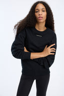7 Days Active Organic Crewneck Sweatshirts 001 Black