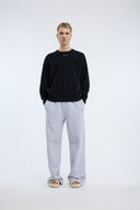 7 Days Active Organic Crewneck Sweatshirts 001 Black