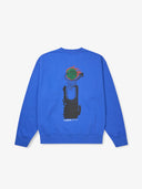 7 Days Active Organic Crewneck Sweatshirts 375 Dazzling Blue