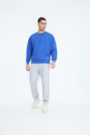7 Days Active Organic Crewneck Sweatshirts 375 Dazzling Blue
