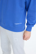 7 Days Active Organic Crewneck Sweatshirts 375 Dazzling Blue