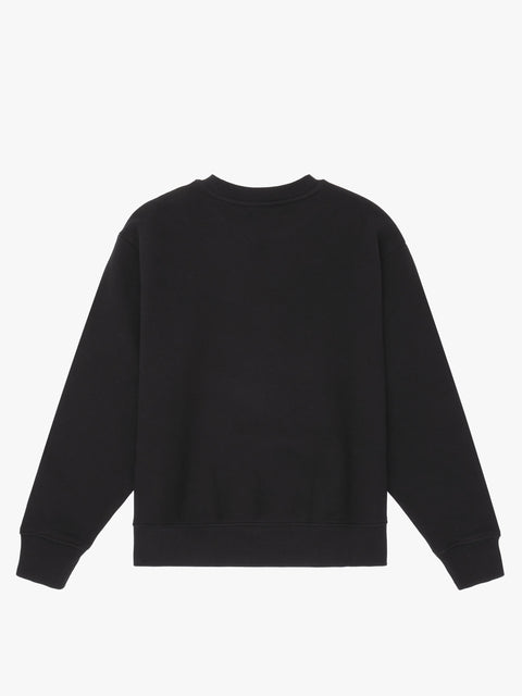 7 DAYS Organic Fitted Crewneck Sweatshirts 001 Black