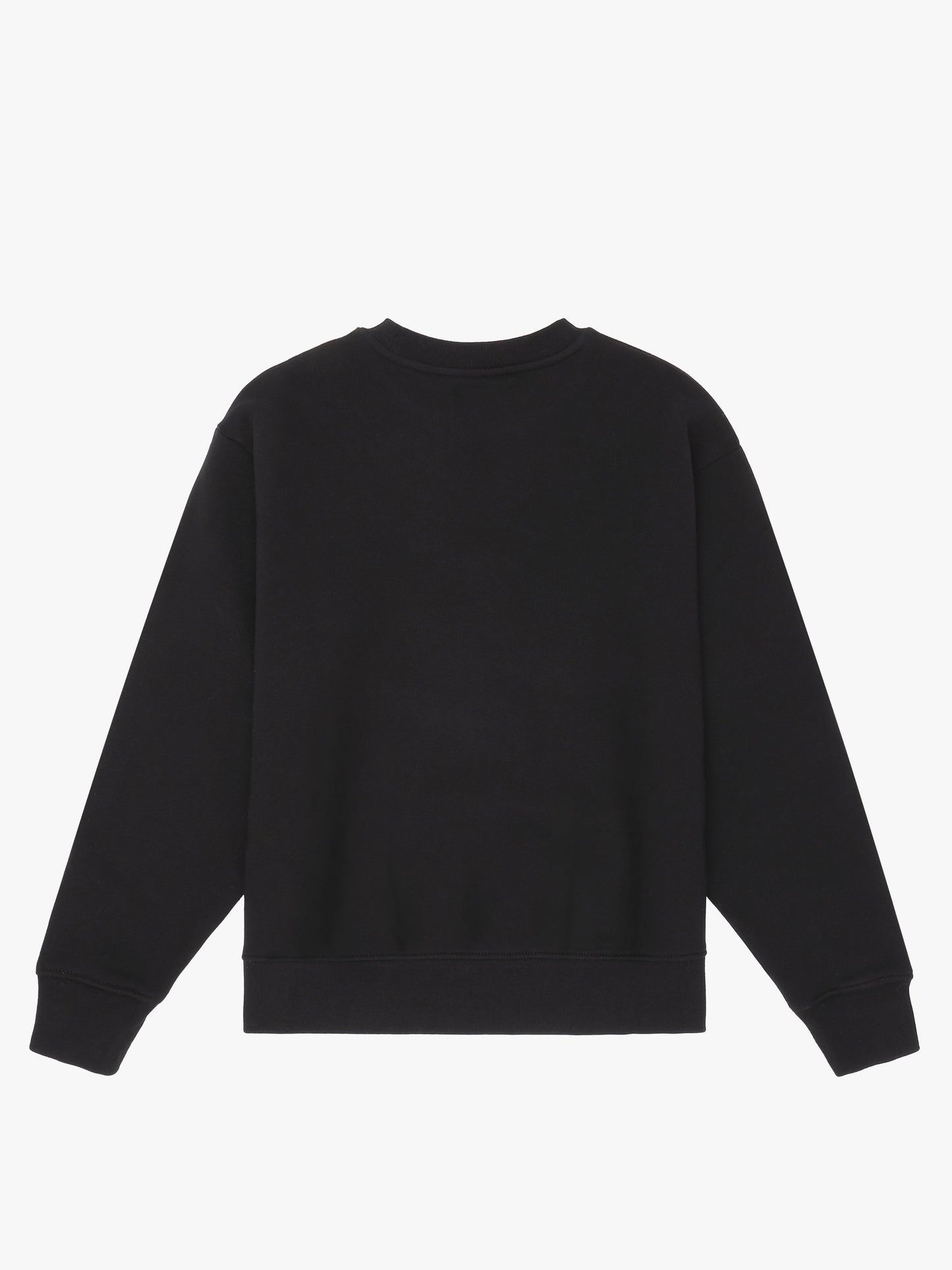 7 DAYS Organic Fitted Crewneck Sweatshirts 001 Black