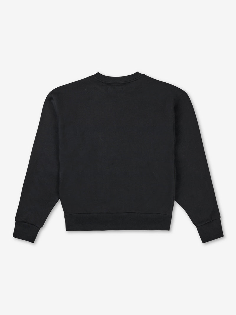 7 DAYS Organic Fitted Crewneck Sweatshirts 001 Black