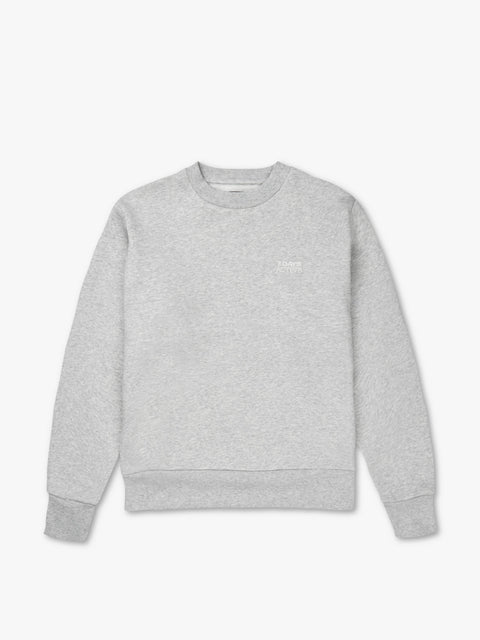 7 DAYS Organic Fitted Crewneck Sweatshirts 022 Heather Grey