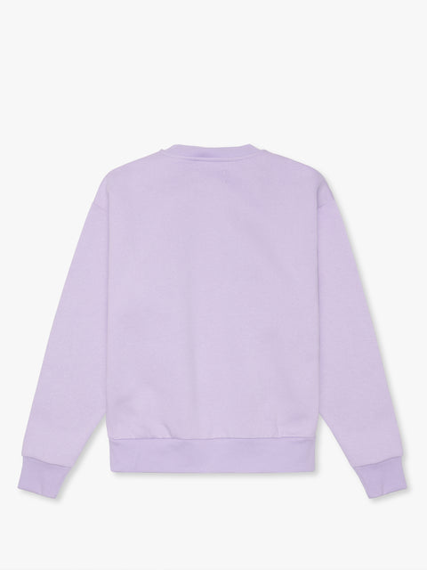 7 Days Active Organic Fitted Crewneck Sweatshirts 836 Lavender