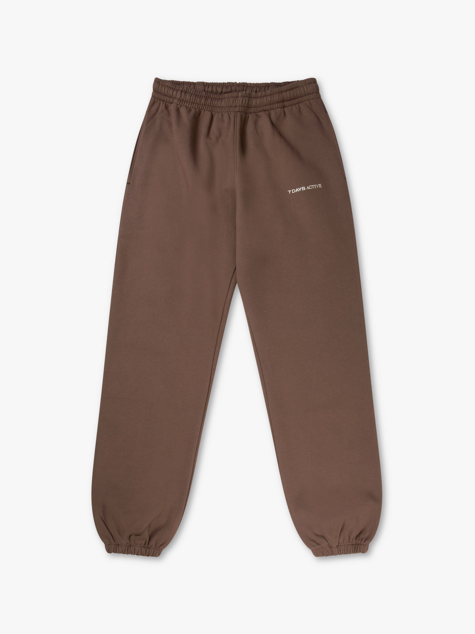 Active Garment-Dyed Sweatpants - Dark Brown - ARKET