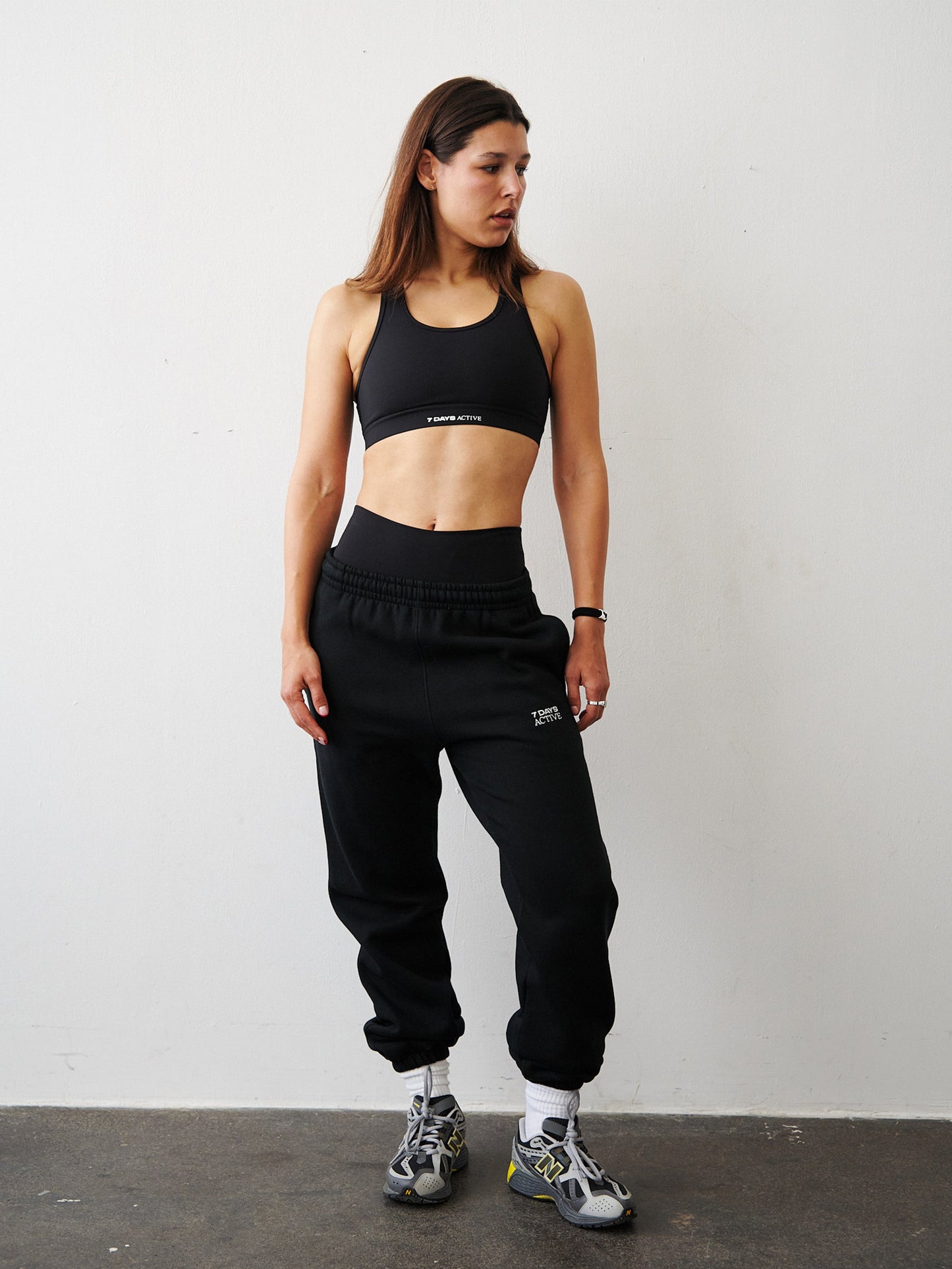 7 DAYS Organic Fitted Sweatpants Sweatpants 001 Black