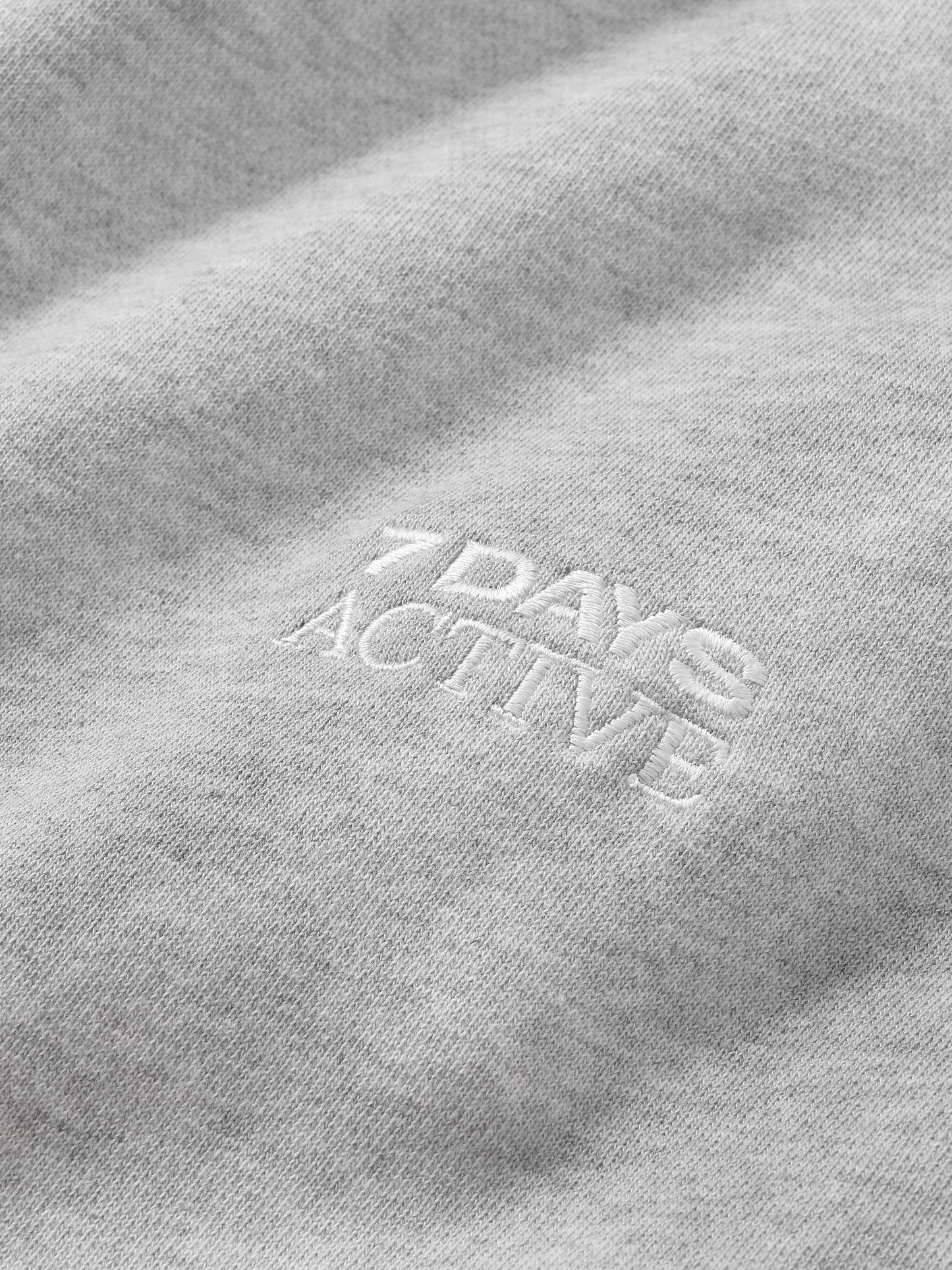 7 Days Active Organic Fitted Sweatpants Sweatpants 022 Heather Grey