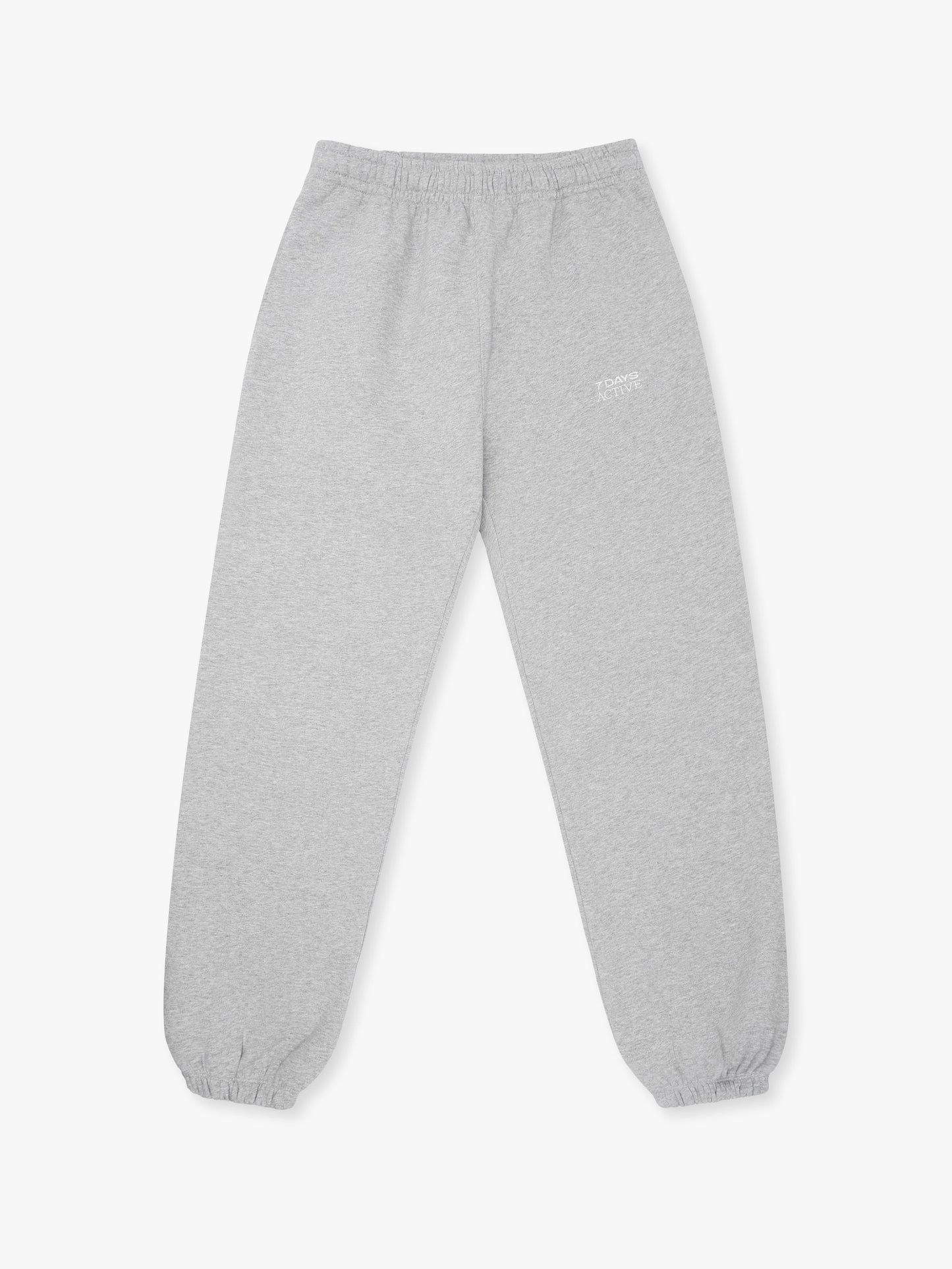 7 Days Active Organic Fitted Sweatpants Sweatpants 022 Heather Grey