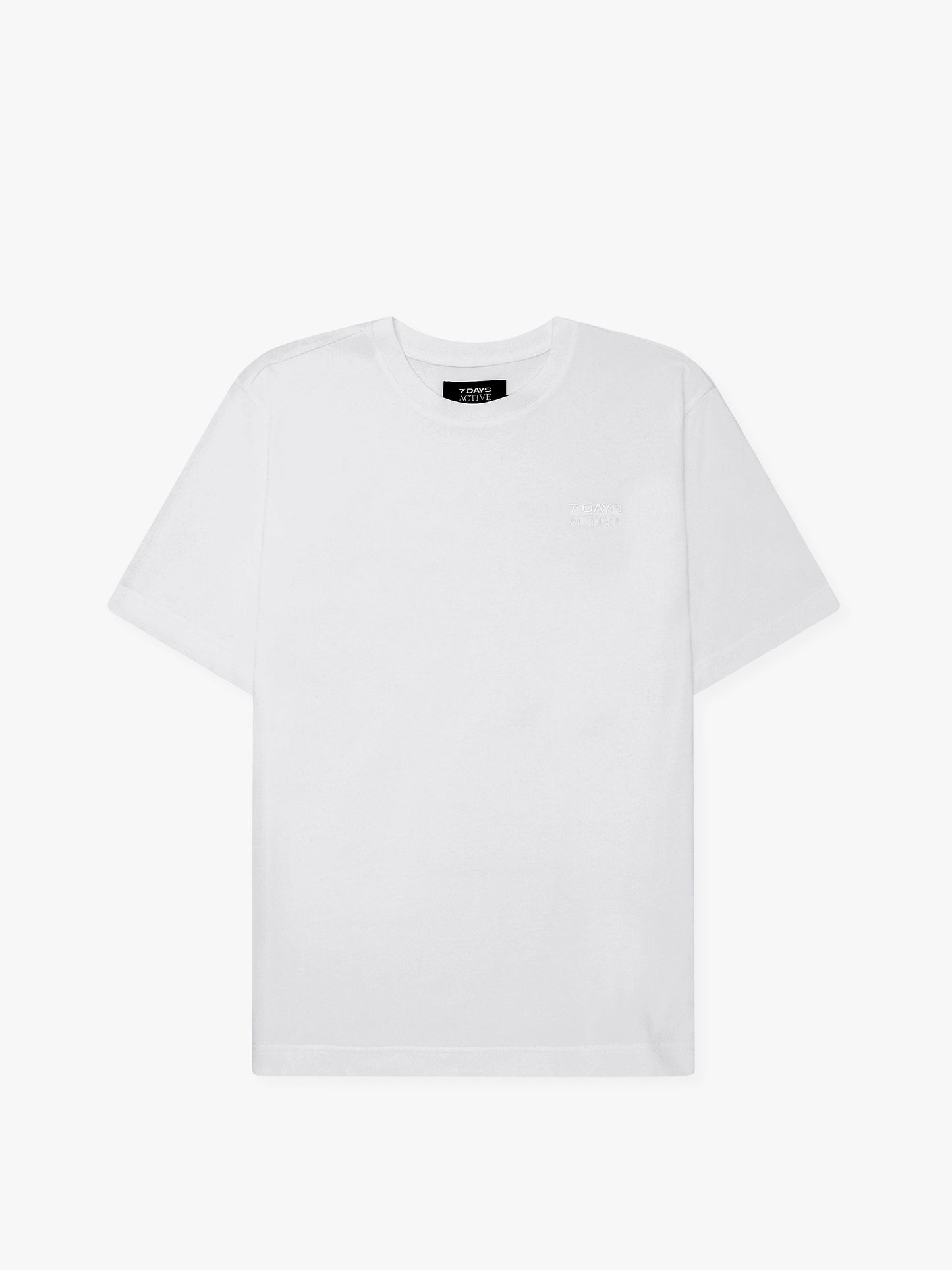 7 DAYS Organic Fitted Tee T-shirt S/S 049 Brilliant white