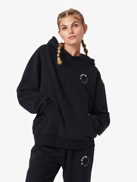 7 DAYS Organic Hoodie Hoodie 001 Black