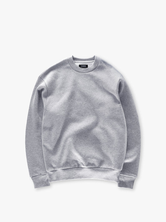 7 Days Active Organic Logo Crewneck Sweatshirts 022 Heather Grey