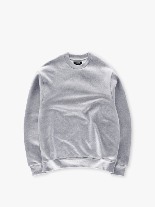 7 Days Active Organic Logo Crewneck Sweatshirts 022 Heather Grey