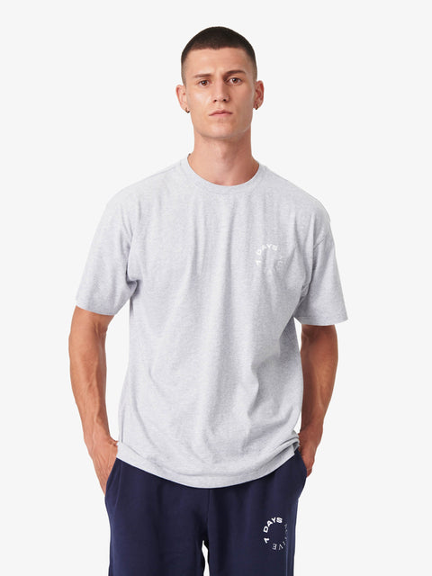 7 DAYS Organic Logo Tee T-shirt S/S 022 Heather Grey