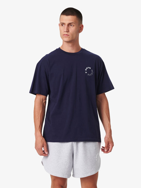 7 DAYS Organic Logo Tee T-shirt S/S 358 Navy