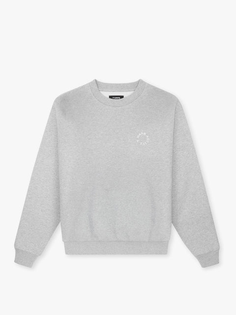 7 DAYS Organic Regular Crewneck Sweatshirts 022 Heather Grey