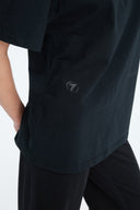 7 Days Active Organic Regular Globe Tee T-shirt S/S 001 Black