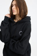 7 Days Active Organic Regular Hoodie Hoodie 001 Black