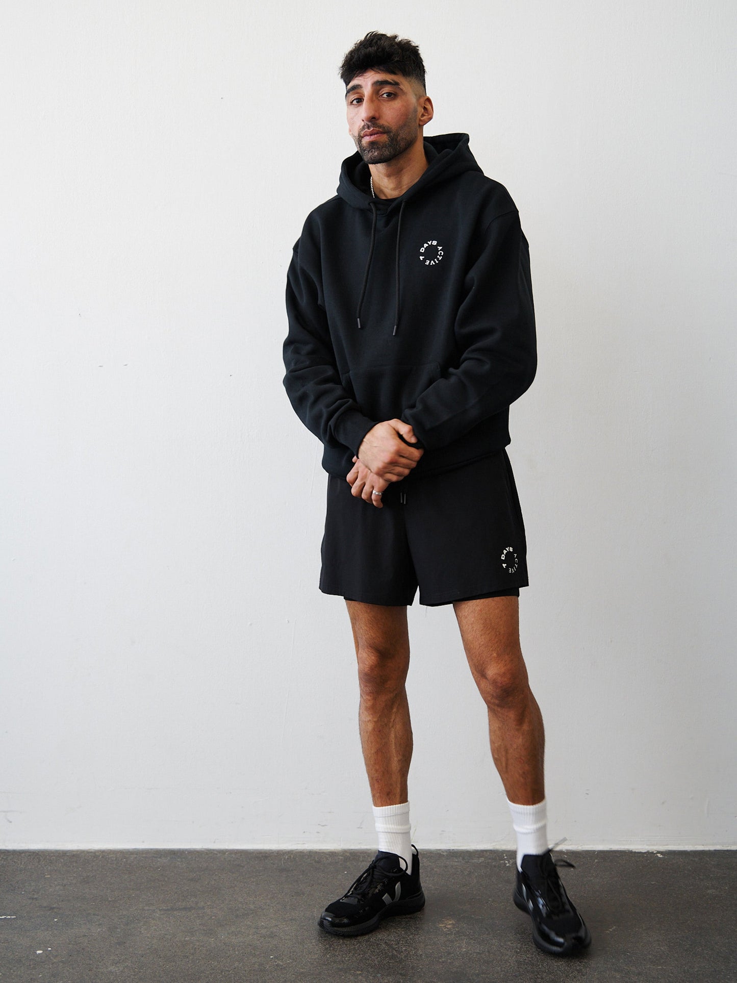 7 DAYS Organic Regular Hoodie Hoodie 001 Black