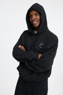 7 Days Active Organic Regular Hoodie Hoodie 001 Black