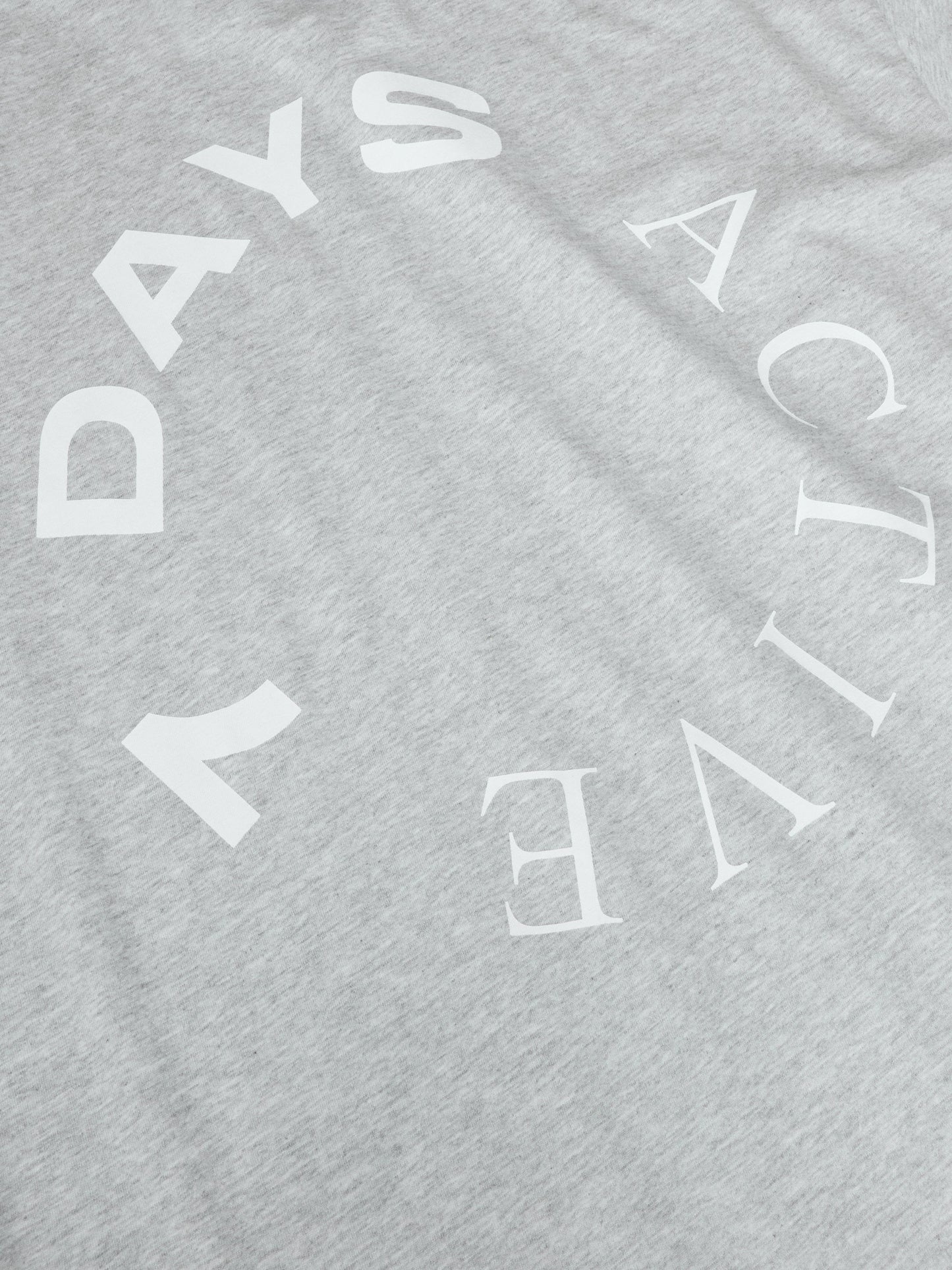 7 DAYS Organic Regular Logo Tee T-shirt S/S 022 Heather Grey