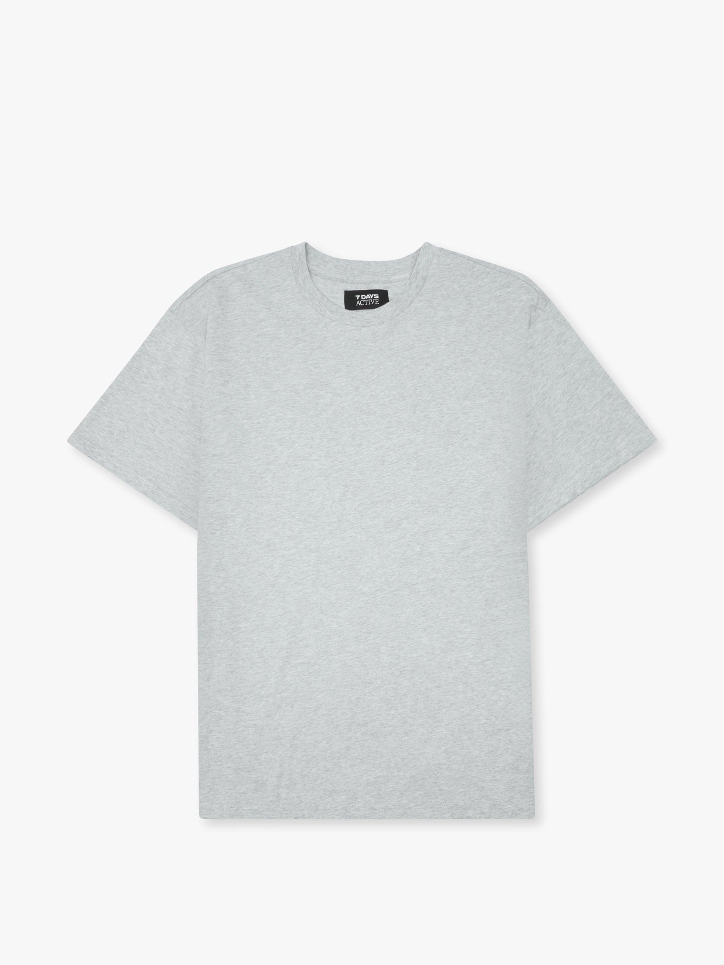 7 DAYS Organic Regular Logo Tee T-shirt S/S 022 Heather Grey