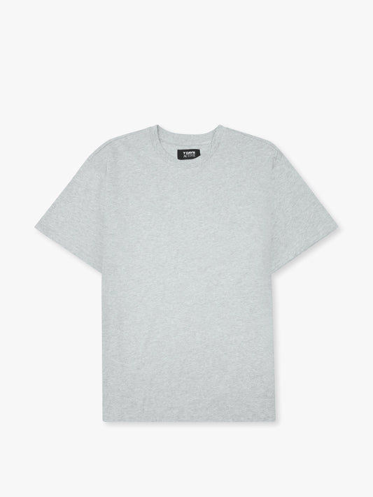 7 Days Active Organic Regular Logo Tee T-shirt S/S 022 Heather Grey