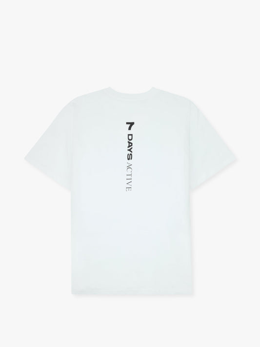 7 Days Active Organic Regular Logo Tee T-shirt S/S 049 Brilliant white