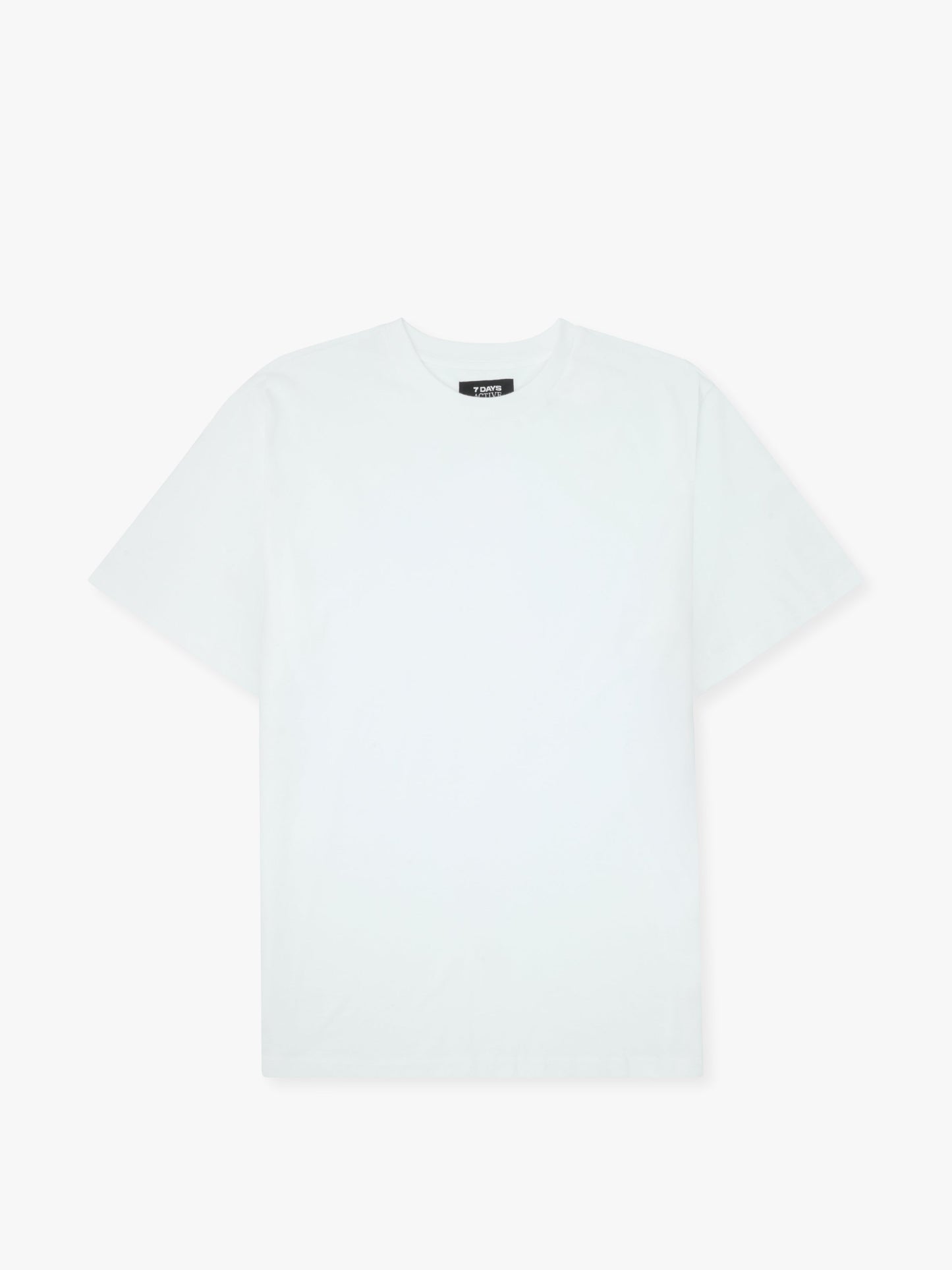 7 Days Active Organic Regular Logo Tee T-shirt S/S 049 Brilliant white