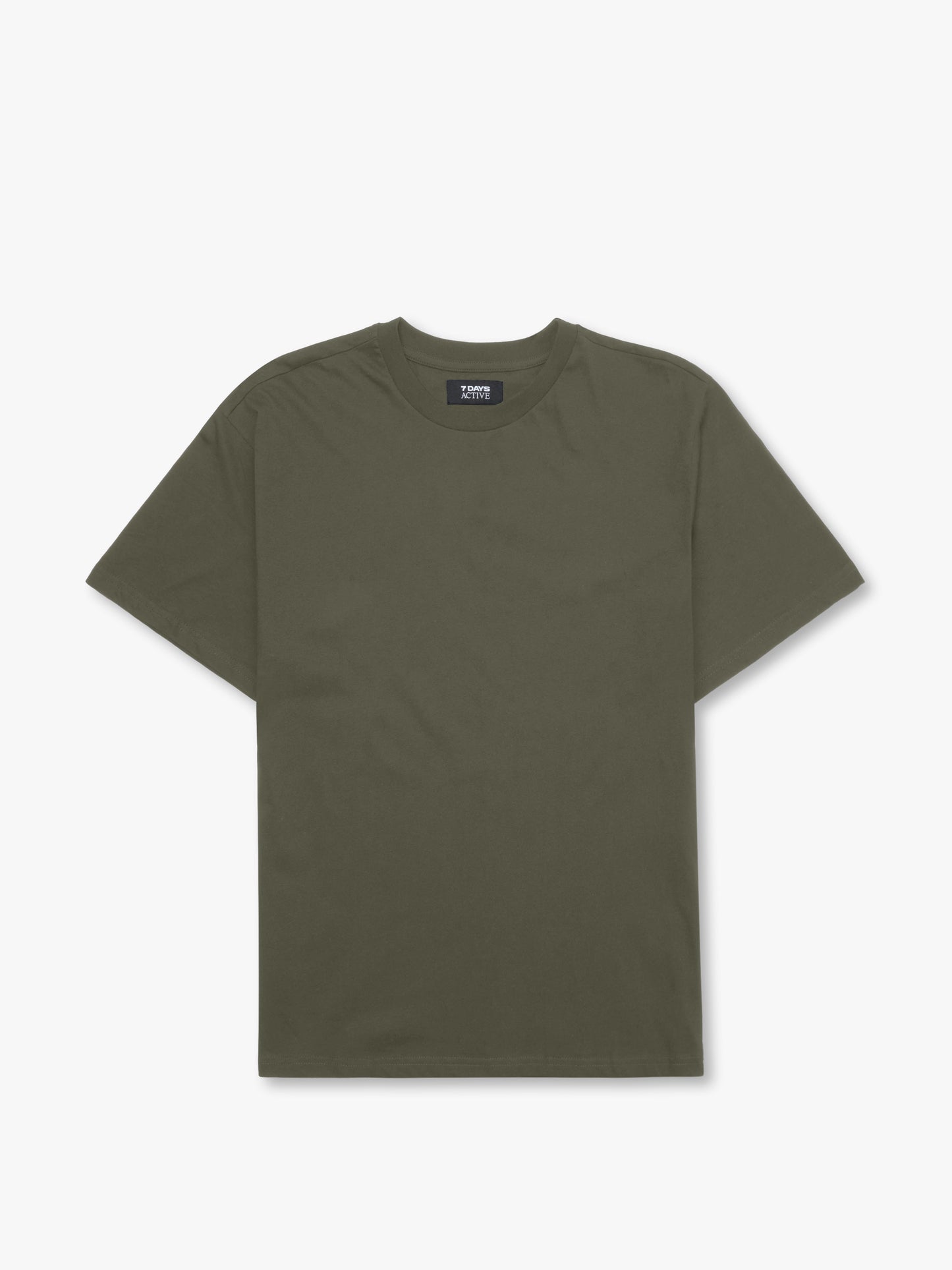 7 Days Active Organic Regular Logo Tee T-shirt S/S 823 Ivy Green