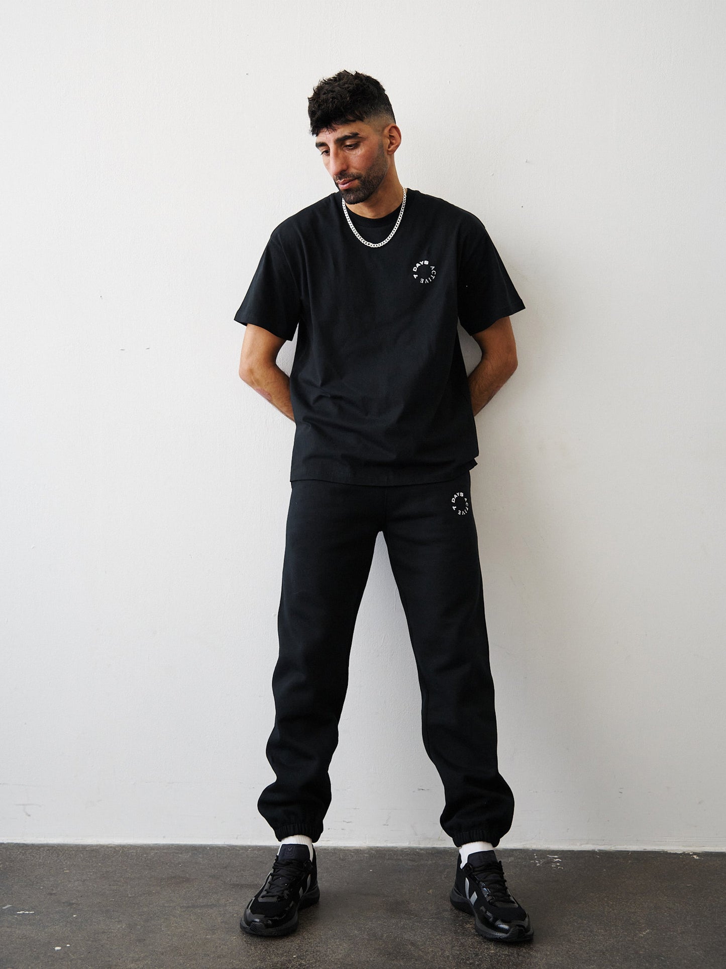 7 DAYS Organic Regular Sweatpants Sweatpants 001 Black