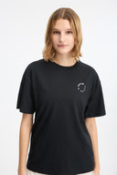 7 Days Active Organic Regular Tee T-shirt S/S 001 Black