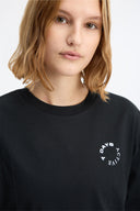 7 Days Active Organic Regular Tee T-shirt S/S 001 Black