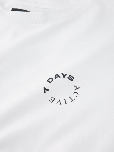 7 DAYS Organic Regular Tee T-shirt S/S 049 Brilliant white