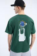 7 Days Active Organic Regular Tee T-shirt S/S 899 Trekking Green