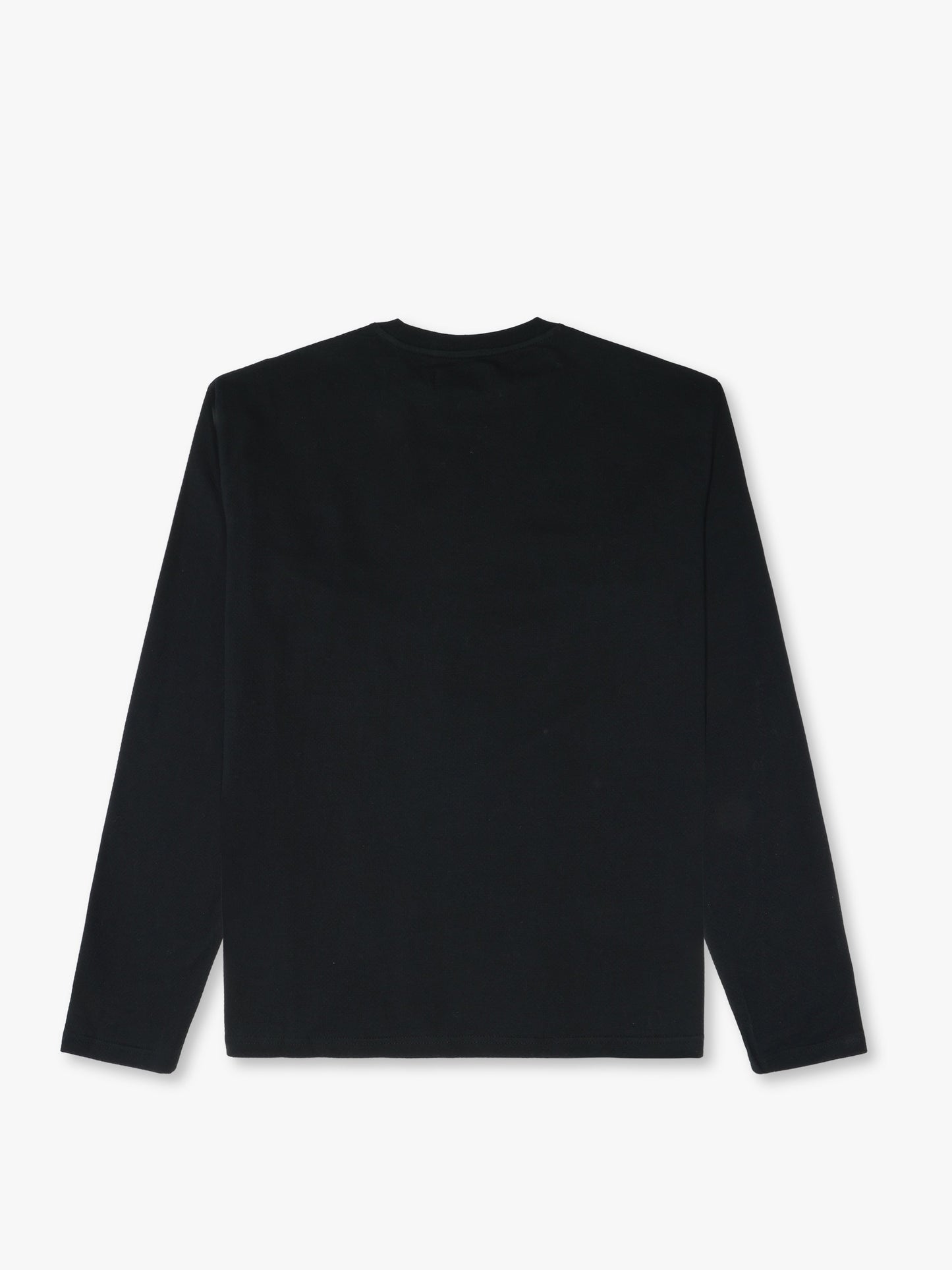 7 DAYS Organic Waffle Tee T-shirt L/S 001 Black