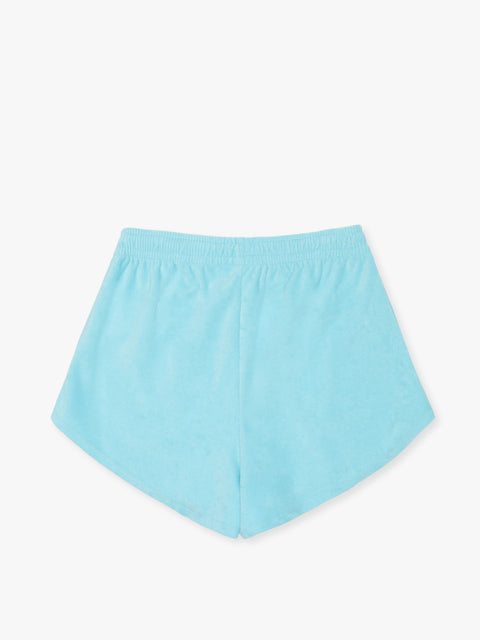 7 DAYS Recycled Velvet Shorts Shorts 821 Baltic Sea