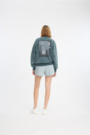7 Days Active Regular Crewneck Sweatshirts 065 Dusty Green