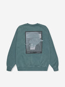 7 Days Active Regular Crewneck Sweatshirts 065 Dusty Green