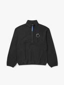 7 Days Active Regular Half Zip Fleece Outerwear 001 Black