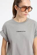 7 Days Active Regular Race Line Tee T-shirt S/S 080 Light Grey