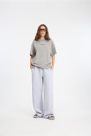 7 Days Active Regular Race Line Tee T-shirt S/S 080 Light Grey